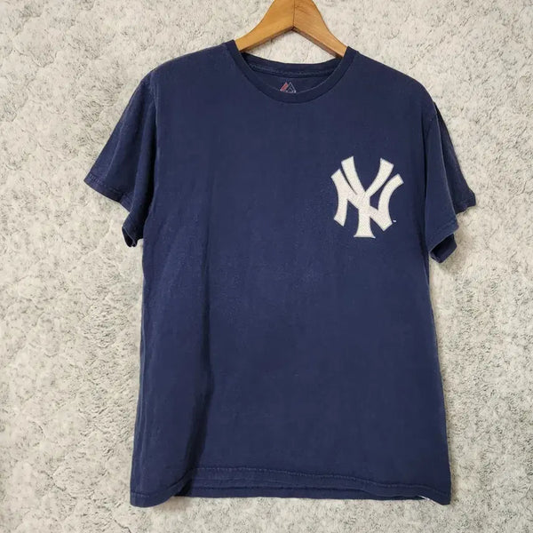 [BUNJANG] Majestic New York Yankees Derek Jeter T-Shirt (M) / J708 [M] 마제스틱 뉴욕양키스 데릭 지터