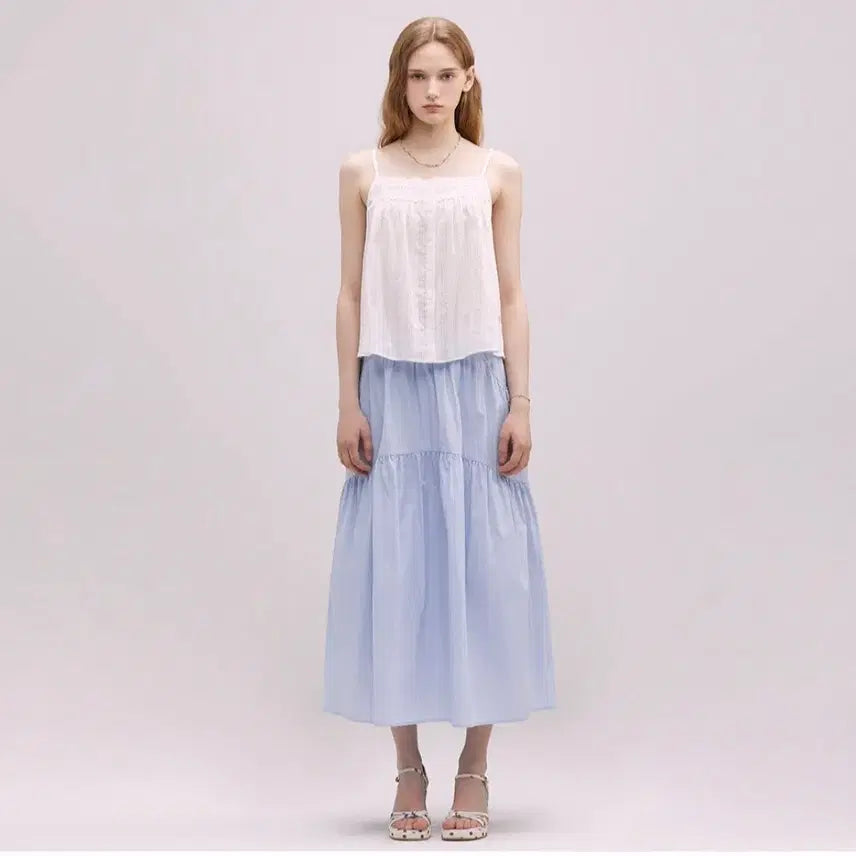 [BUNJANG] Thursday Island Sleeveless Blouse / 새상품)써스데이아일랜드 나시 블라우스