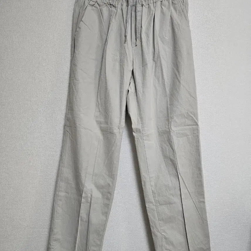 [BUNJANG] Camel Semi Wide Banding Pants Beige (2XL+) / Camel 세미 와이드 밴딩 팬츠 5(2XL~)/ (베이지) 새상품