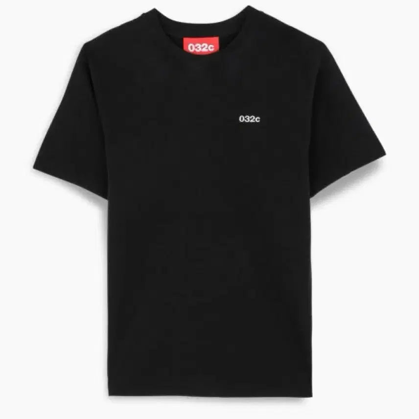 [BUNJANG] 032c Logo Short Sleeve T-Shirt Black / 032c 로고 반팔 티셔츠 블랙