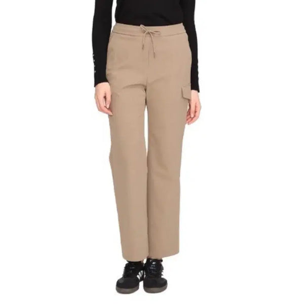 [BUNJANG] Women's Beige Wide Cargo Pants / (미사용)여성 와이드 카고 팬츠 베이지