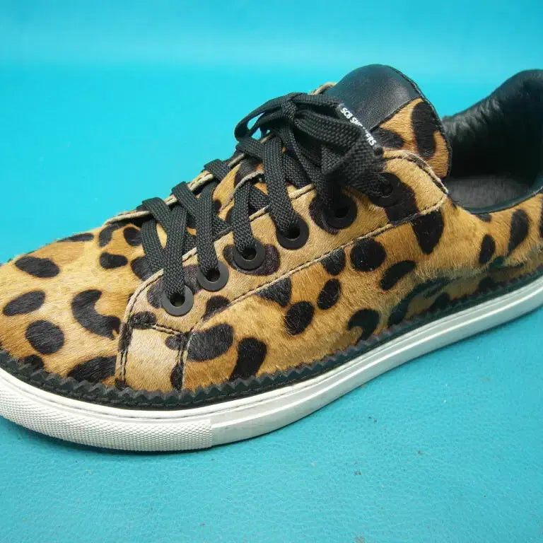 [BUNJANG] SUECOMMA BONNIE Leopard Print Women's Casual Sneakers / 235/r2-652/슈콤마보니 레오파드 여성 스니커즈 캐쥬얼화/구제특별시