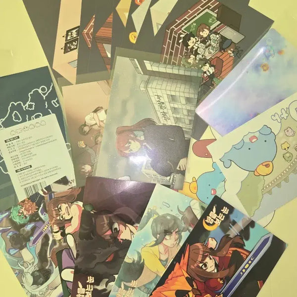 [BUNJANG] Latte Pixelie Postcard Bundle Set / 잠뜰 픽셀리 엽서 일괄