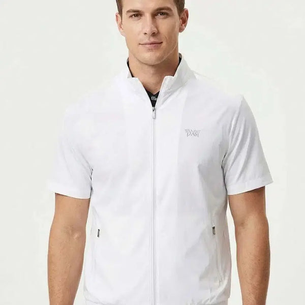 [BUNJANG] PXG Men's Short Sleeve Zip-Up Jacket / PXG [PXG] 남성 반팔 집업 자켓