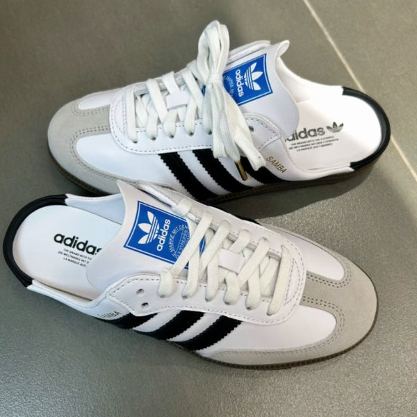 [BUNJANG] Adidas Samba Mule Sneakers Unisex White LB3814 / 아디다스 운동화 삼바 뮬 슬리퍼 남녀공용 스니커즈 화이트 LB3814