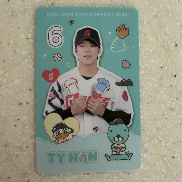 [BUNJANG] Lotte Giants Bonobono Han Taeyang Photocard / 롯데자이언츠 보노보노 한태양 포토카드