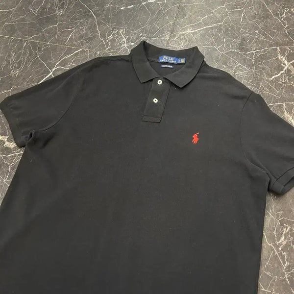 [BUNJANG] Polo Ralph Lauren Black Short Sleeve Polo Shirt / L 폴로랄프로렌 블랙 반팔 카라티