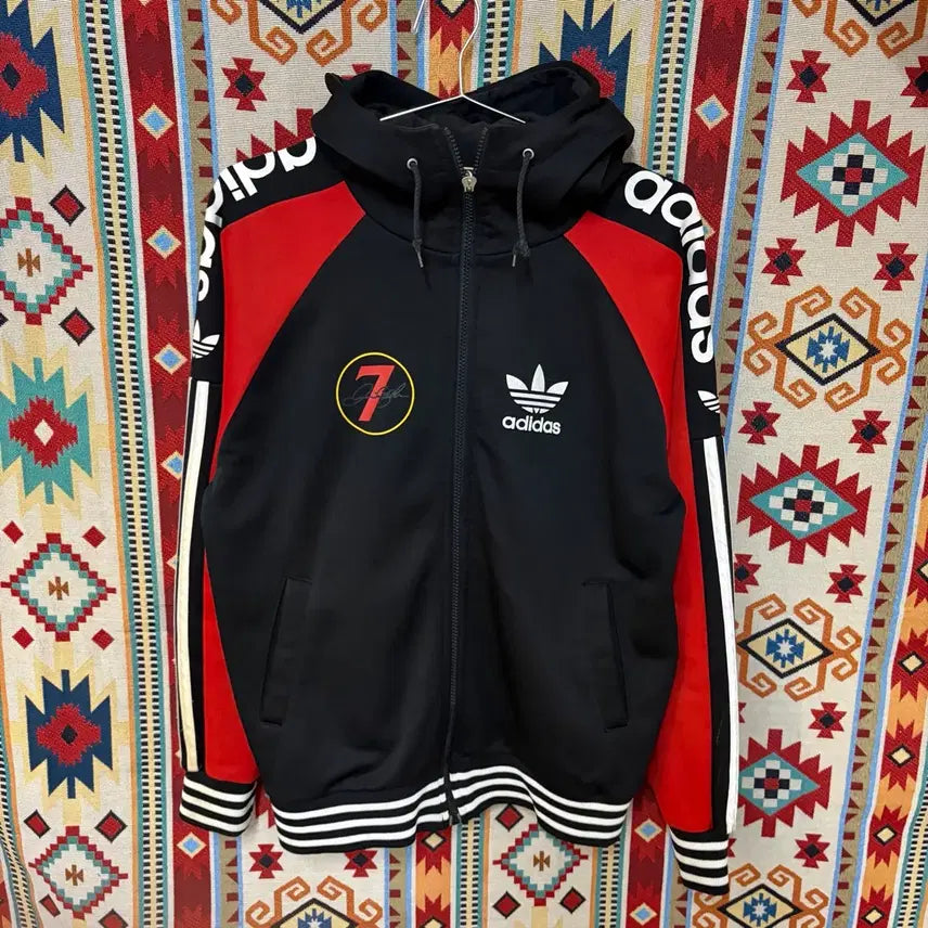 [BUNJANG] Adidas David Beckham Firebird Hooded Track Top Jersey M / 아디다스 데이비드 베컴 파이어버드 후드 트랙탑 져지 M