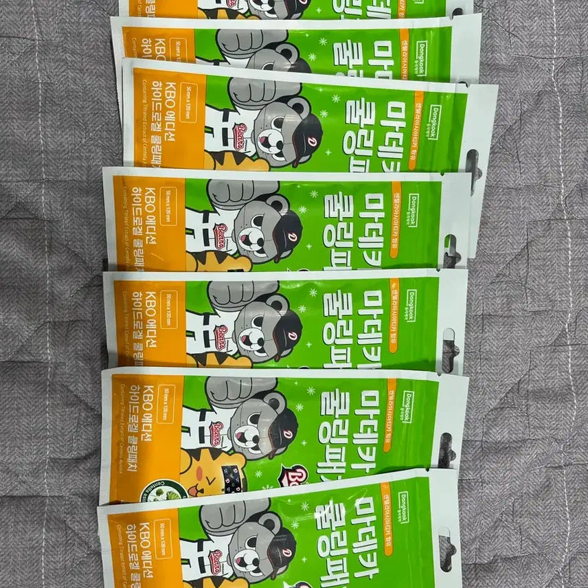 [BUNJANG] Doosan Bears Madeca Cooling Patch Set / 두산베어스 마데카 쿨링패치 7개 일괄