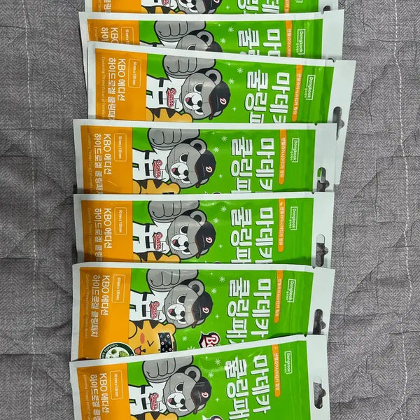 [BUNJANG] Doosan Bears Madeca Cooling Patch Set / 두산베어스 마데카 쿨링패치 7개 일괄