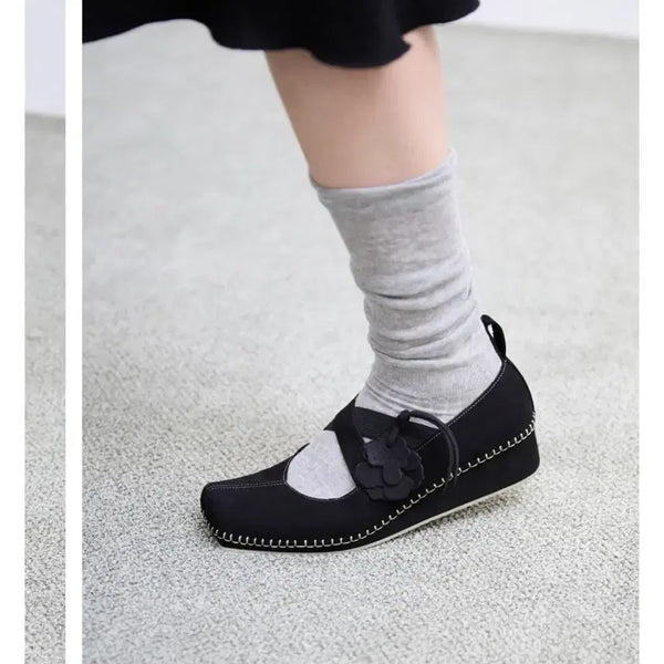[BUNJANG] KAHARA RUFO Black Beige Shoes Size 235 / 카하라 르포 블랙베이지 235