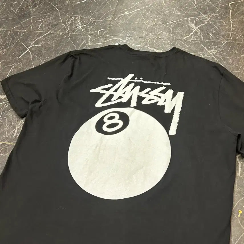 [BUNJANG] Stussy 8 Ball Black T-Shirt XL / XL 스투시 블랙 8볼 반팔티