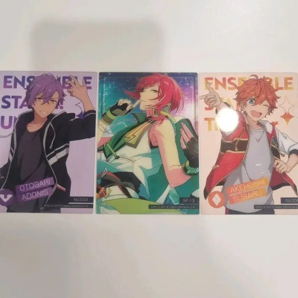 [BUNJANG] Ensemble Stars PVC Card Set / 앙상블 스타즈 카드 3장 세트 앙스타 pvc카드 플라스틱카드