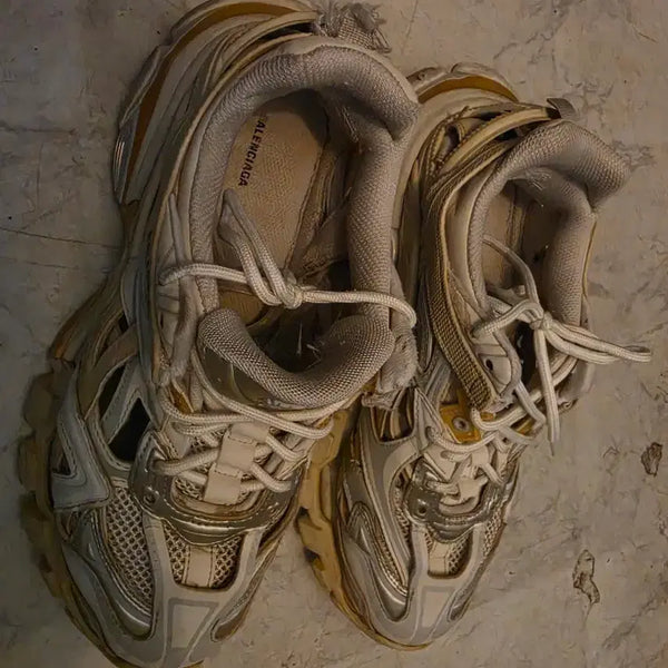 [BUNJANG] Balenciaga Track Shoes White/Gold / 발렌시아가 트랙슈즈 화이트/골드