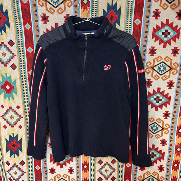 [BUNJANG] Master Bunny Edition Golfwear Big Logo Windproof Knit Size 7 / 마스터바니 에디션 골프웨어 빅로고 방풍 니트 7사이즈