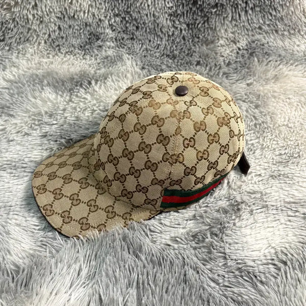 [BUNJANG] Gucci Baseball Cap Beige XL / [정품,XL] 구찌 볼캡 모자 베이지