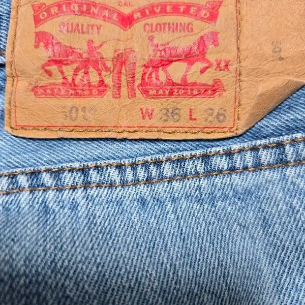 [BUNJANG] Levi's 501 Button Fly Denim Pants (36x36) / 리바이스 501 36x36