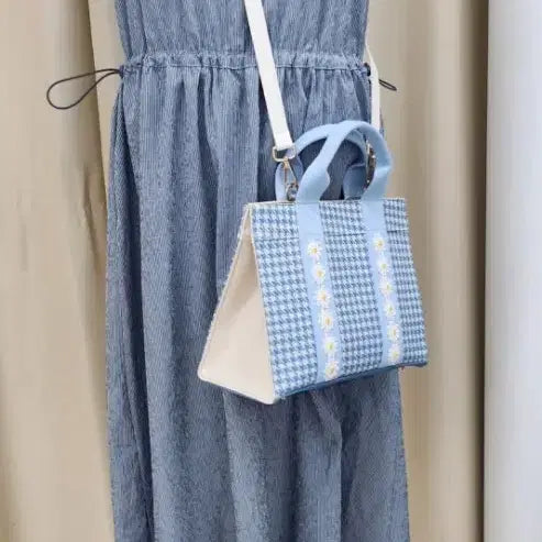 [BUNJANG] New Airy Cool Blue Dress One Size / 새상품  바스락 시원한 블루 원피스 프리사이즈