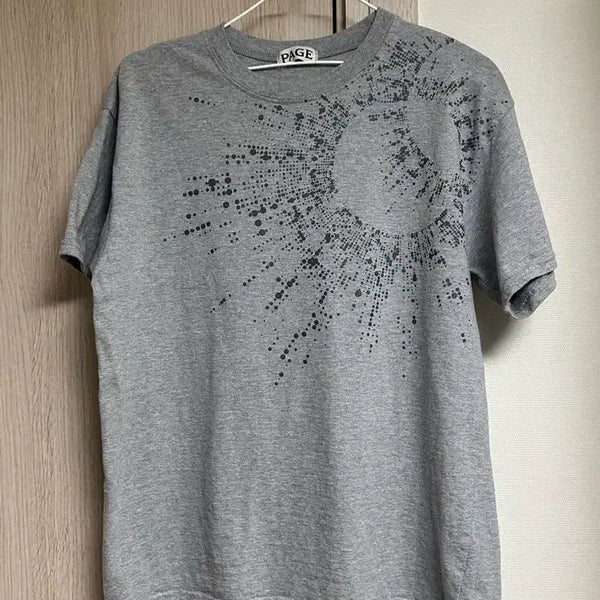 [BUNJANG] Sunshine Paint Crop T-Shirt / [Free Size] 선샤인 페인트 크롭 반팔티