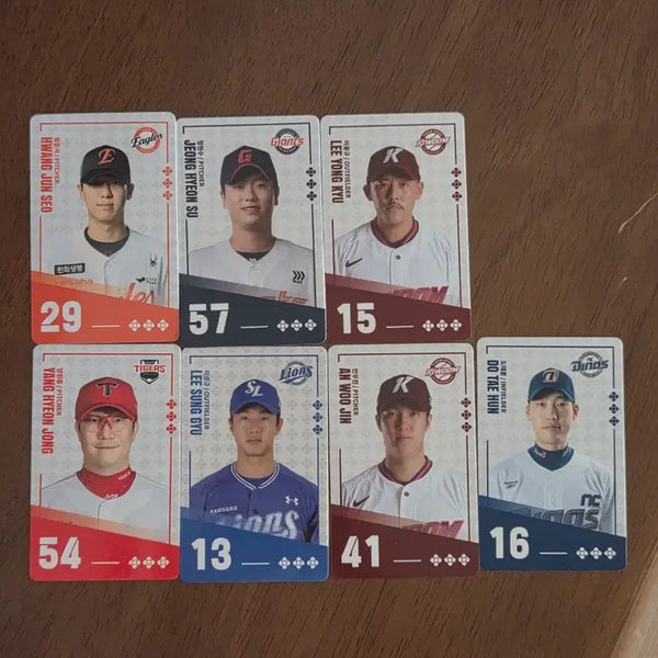 [BUNJANG] KBO Baseball Player Trading Cards - Paldo Bibimyeon Collaboration / kbo 팔도비빔면 카드