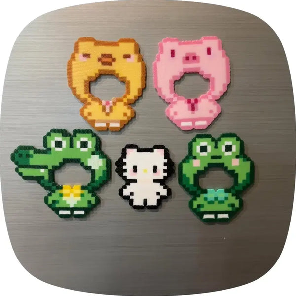 [BUNJANG] Perler Beads Cat Dress-Up Kit / 펄러비즈 고양이 옷 입히기