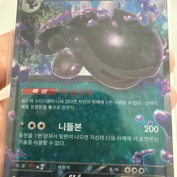 [BUNJANG] Pokemon Card To-oh ex RR / 포켓몬카드 토오 ex RR