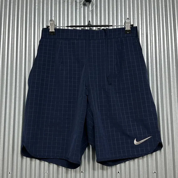 [BUNJANG] Nike Navy Dri-FIT Check Training Shorts - Size S / [S] 나이키 네이비 드라이핏 체크 반바지 / 트레이닝 숏팬츠