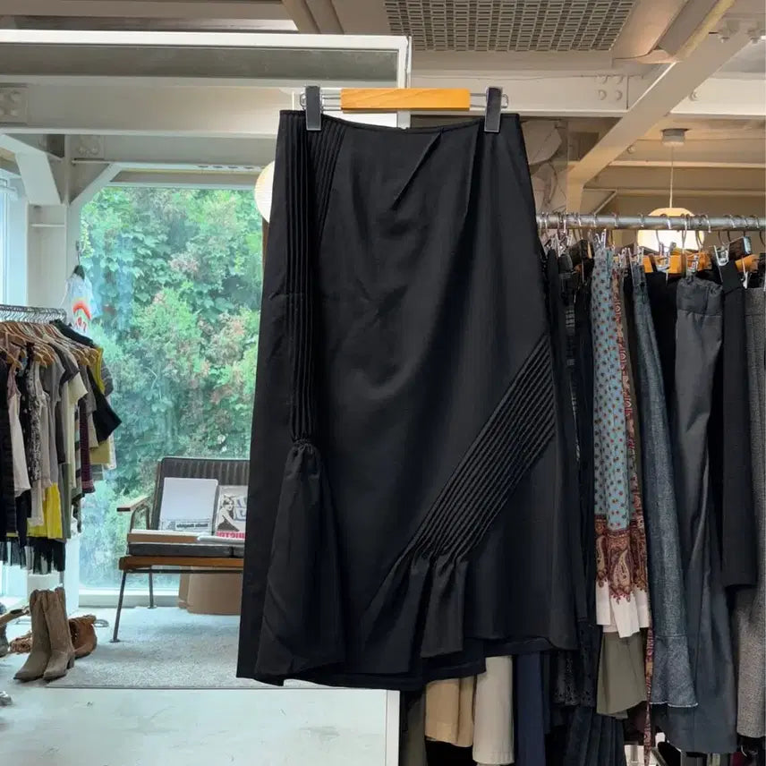 [BUNJANG] ATSRO Tayama Wool Skirt / 아츠로 타야마 변형 울스커트