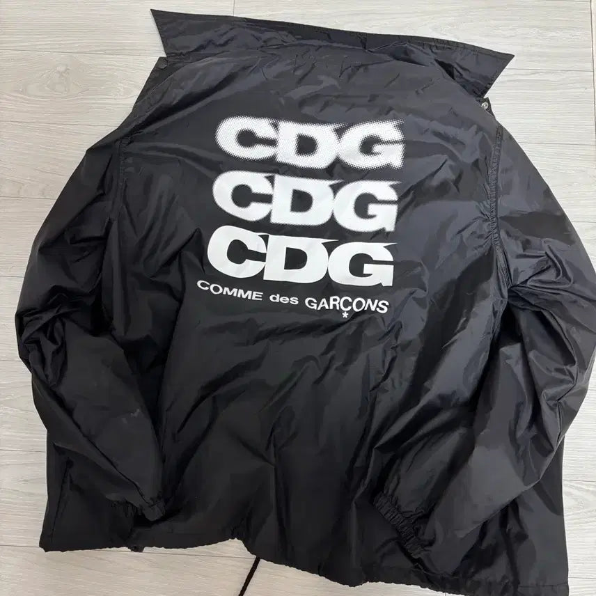 [BUNJANG] Comme des Garçons Black CDG Logo Jacket / Cdg 꼼데가르송 블랙 자켓