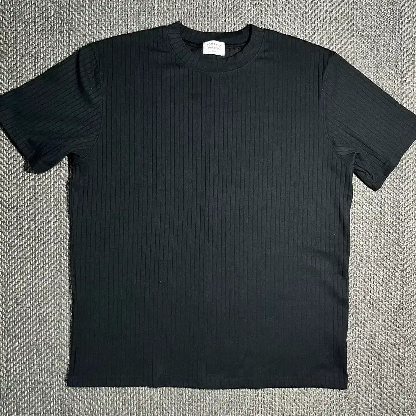 [BUNJANG] Romantic Pirates Ribbed Knit Short Sleeve T-Shirt (L) / [L]로맨틱 파이어리츠 골지 니트 반팔 티셔츠