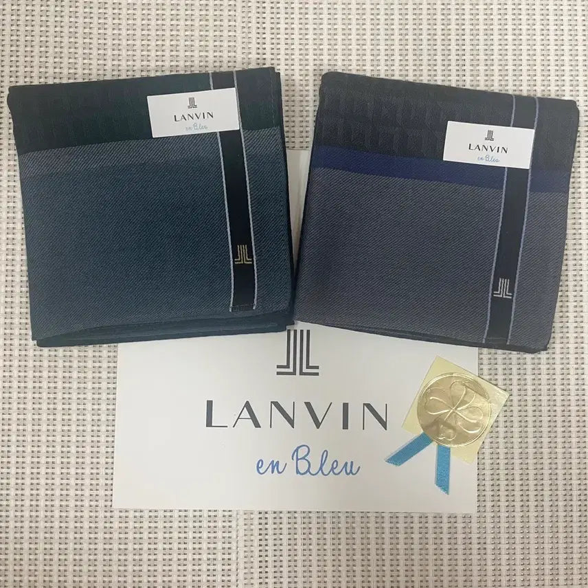 [BUNJANG] Lanvin Men's Handkerchief Made in Japan / (새상품) 일본 랑방 남성 손수건