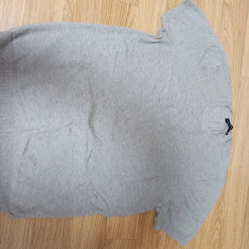[BUNJANG] Beige Short Sleeve Knit Top 105 / 베이지색 반팔 니트 105