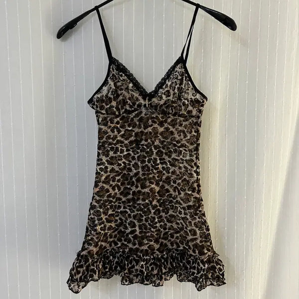 [BUNJANG] Victoria's Secret Leopard Print Sleeveless Top S / 빅토리아 시크릿 호피 슬리브리스 S