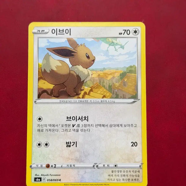 [BUNJANG] Pokemon Cameo Card Eevee (Rayquaza) / 포켓몬 카메오 카드 이브이(레쿠쟈)