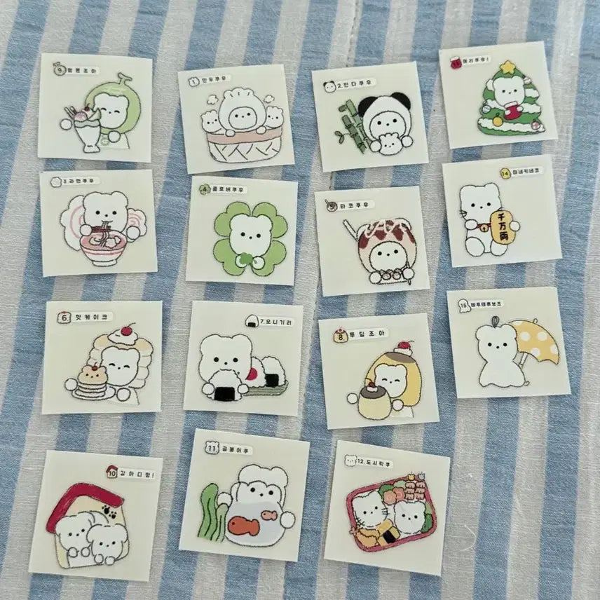 [BUNJANG] Hinakuu Sticker Set / 히나쿠우 띠부씰 세트판매