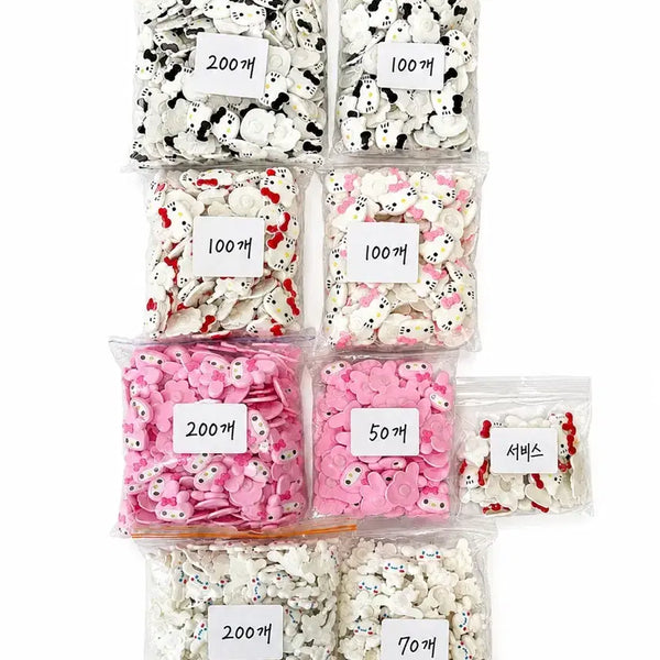 [BUNJANG] Sanrio Jibbitz Bundle Set (1020 pcs) / 인기상품 산리오 지비츠 일괄판매