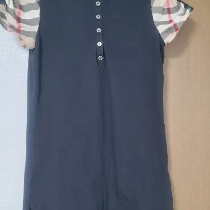 [BUNJANG] Burberry Check Collar T-Shirt Small / 버버리카라티셔츠 스몰
