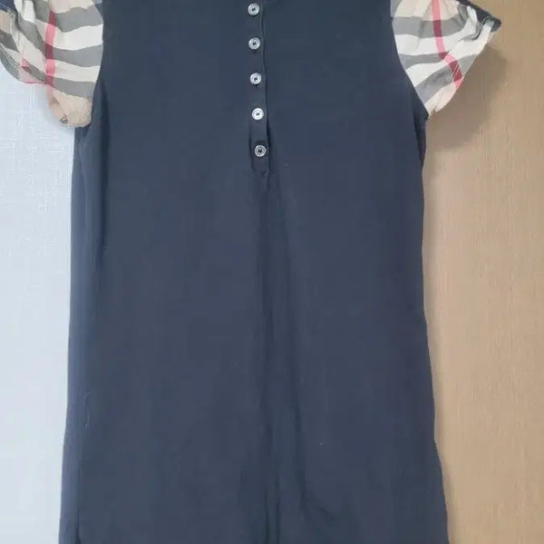 [BUNJANG] Burberry Check Collar T-Shirt Small / 버버리카라티셔츠 스몰