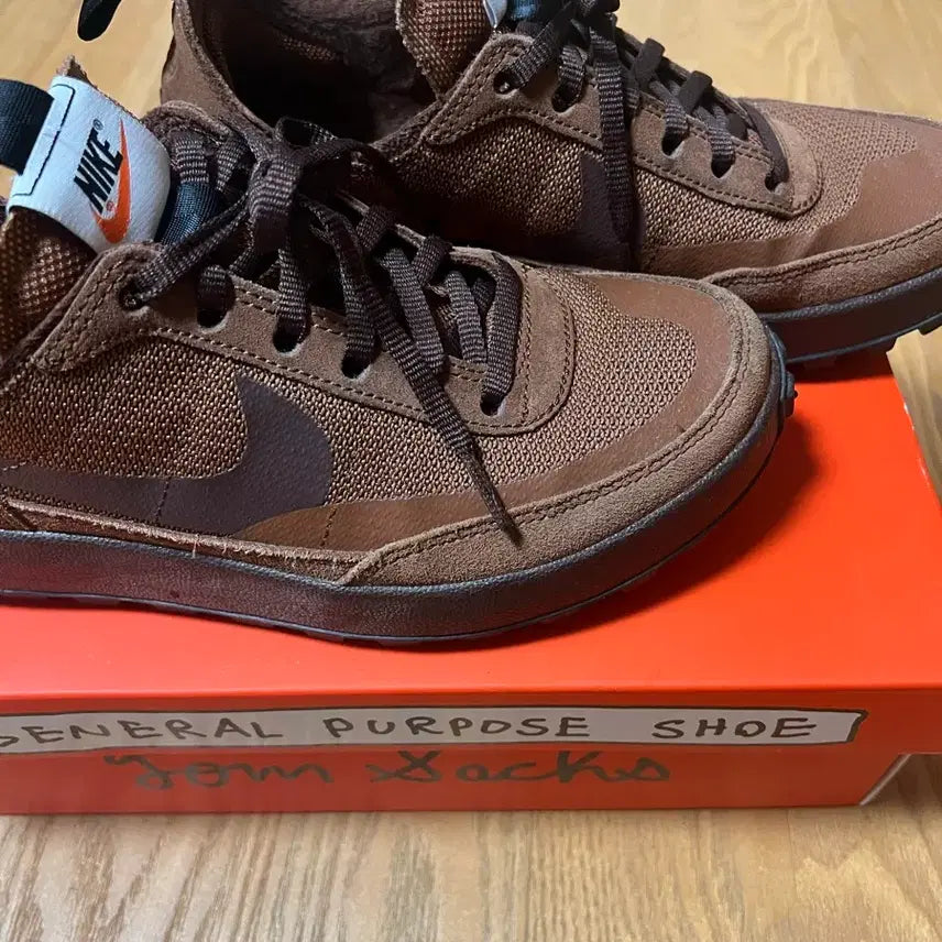 [BUNJANG] Nike x Tom Sachs General Purpose Shoe Brown / 나이키 톰삭스 제너럴 퍼포즈 슈 브라운 250