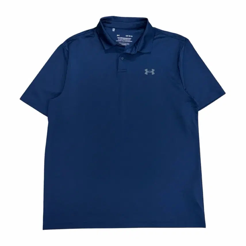 [BUNJANG] Under Armour Functional Short Sleeve Polo Shirt L Navy / 언더아머 기능성 반팔 카라티 L 네이비