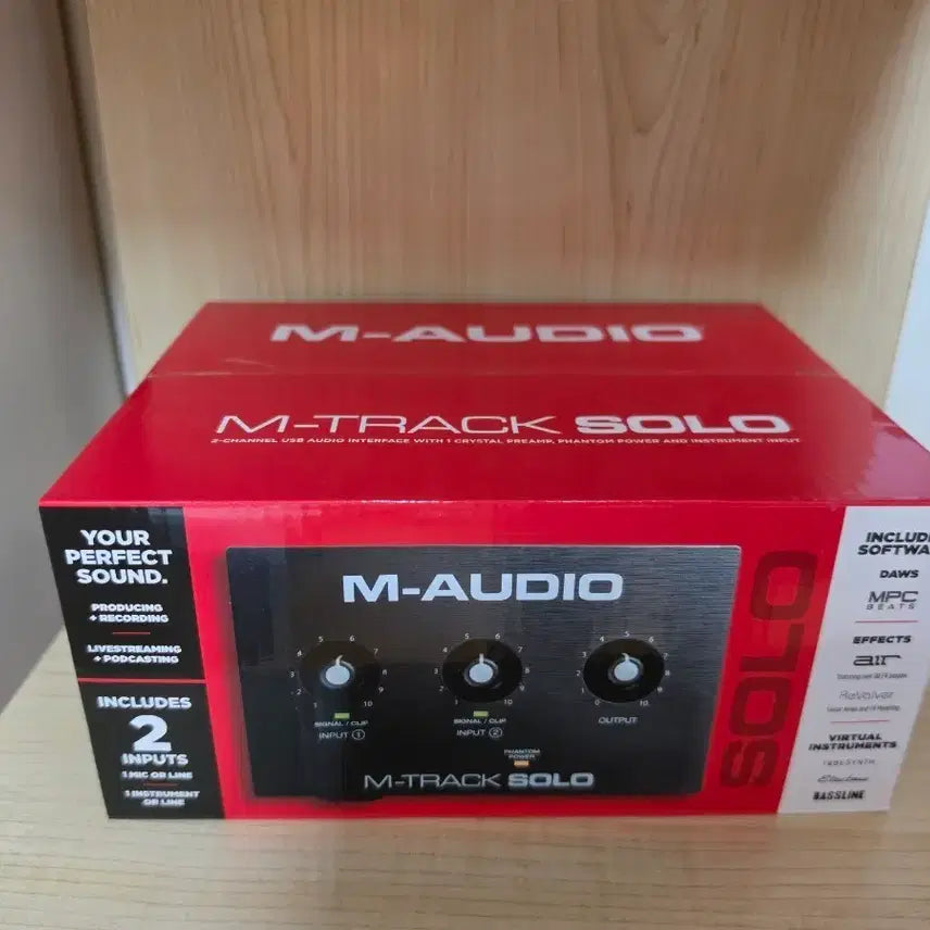 [BUNJANG] M-Audio M-Track Solo Audio Interface (Sealed) / M-Audio M-Track Solo 미개봉