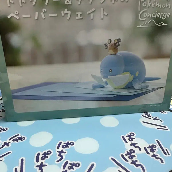 [BUNJANG] Pokemon Shireo & Dedenne Fluffy Figure / 포켓몬 씨레오+데덴네 플로키 피규어