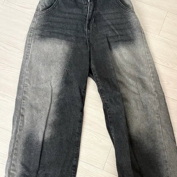 [BUNJANG] Washed Denim Pants / 청바지 워싱 데님 팬츠