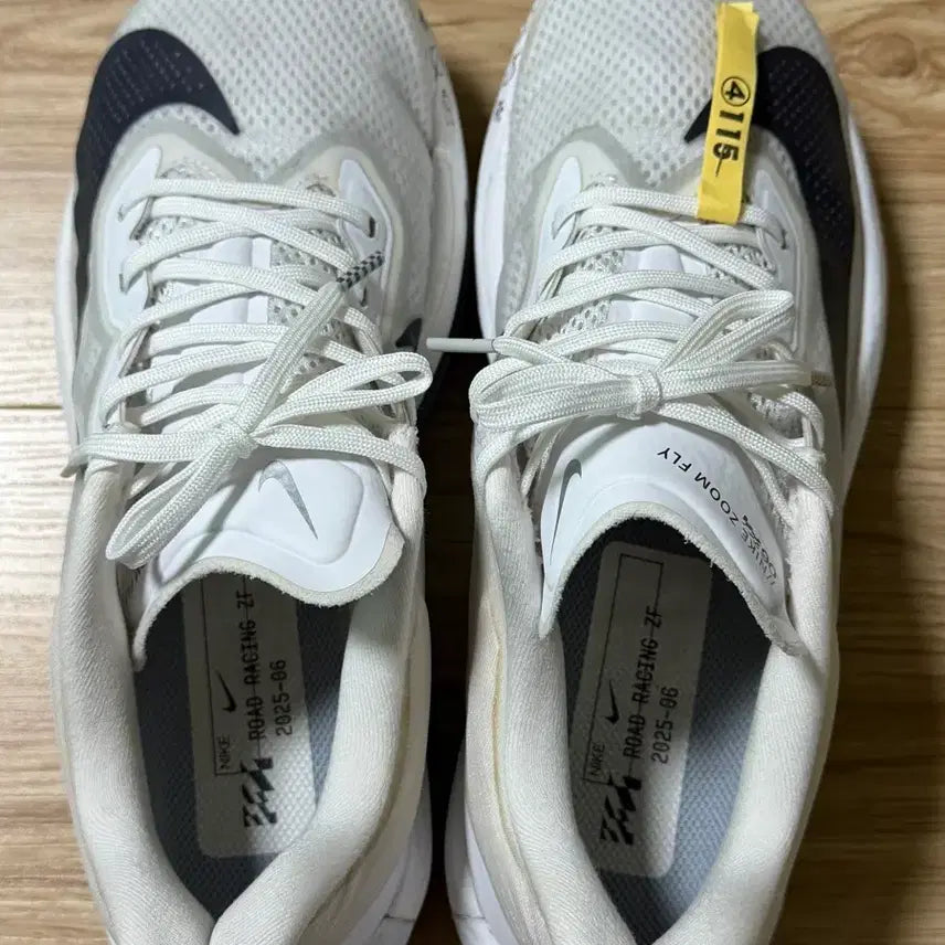 [BUNJANG] Nike Zoom Fly 6 Pure Platinum White Men's Running Shoes 265 / 나이키 줌 플라이6 화이트 퓨어 플래티넘 265