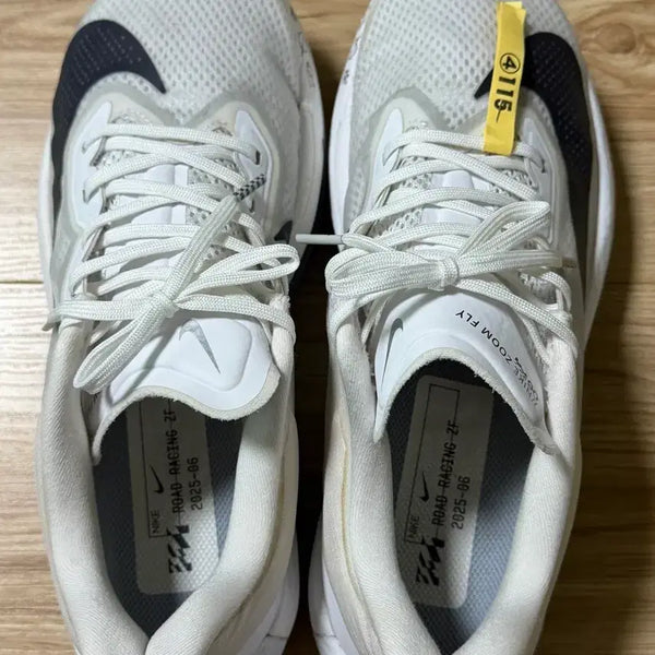 [BUNJANG] Nike Zoom Fly 6 Pure Platinum White Men's Running Shoes 265 / 나이키 줌 플라이6 화이트 퓨어 플래티넘 265