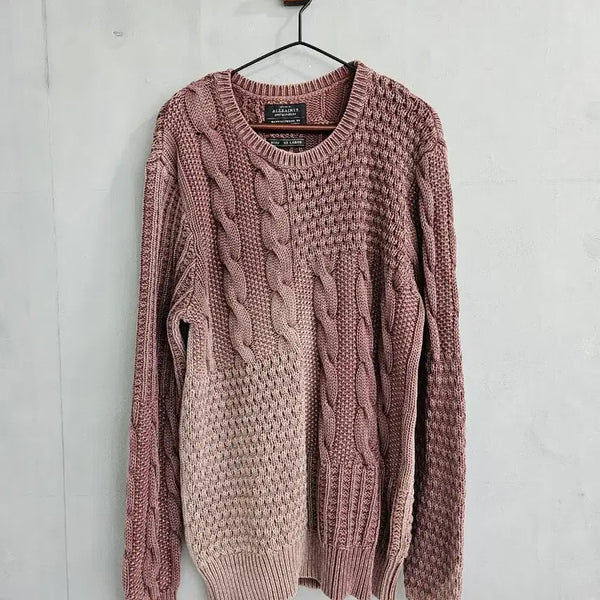 [BUNJANG] AllSaints Cable Knit Sweater XX Large / 올세인츠 XX 라지 케이블 니트