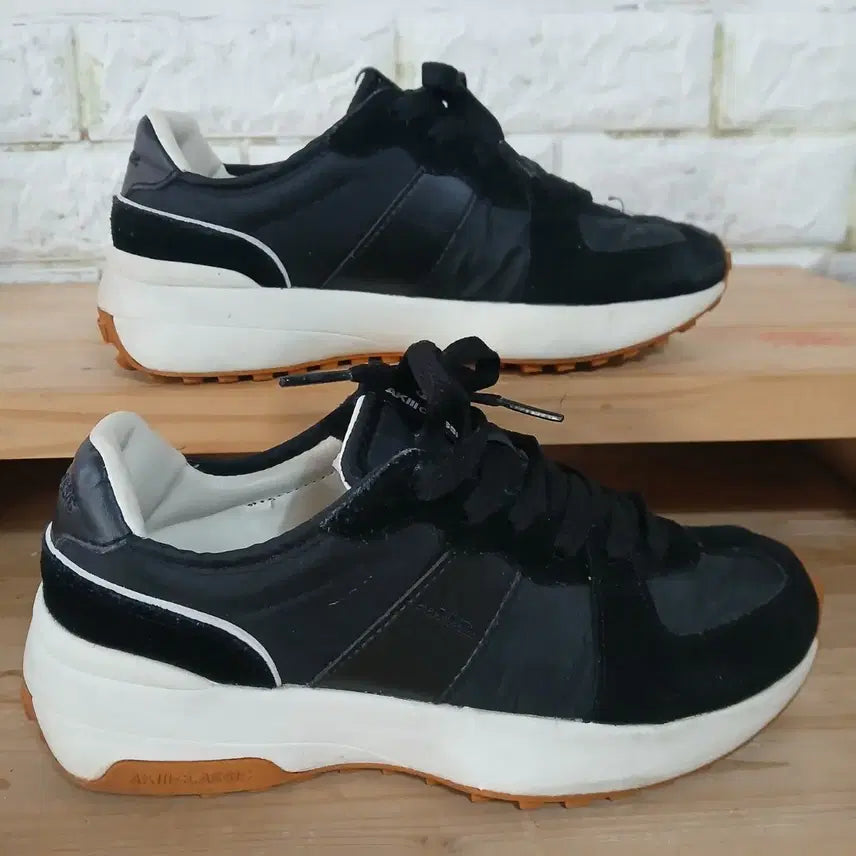 [BUNJANG] Akille Classic Women's Shoes Black White US 6.5 (235mm) / (110) 아킬클래식 여성기준 235
