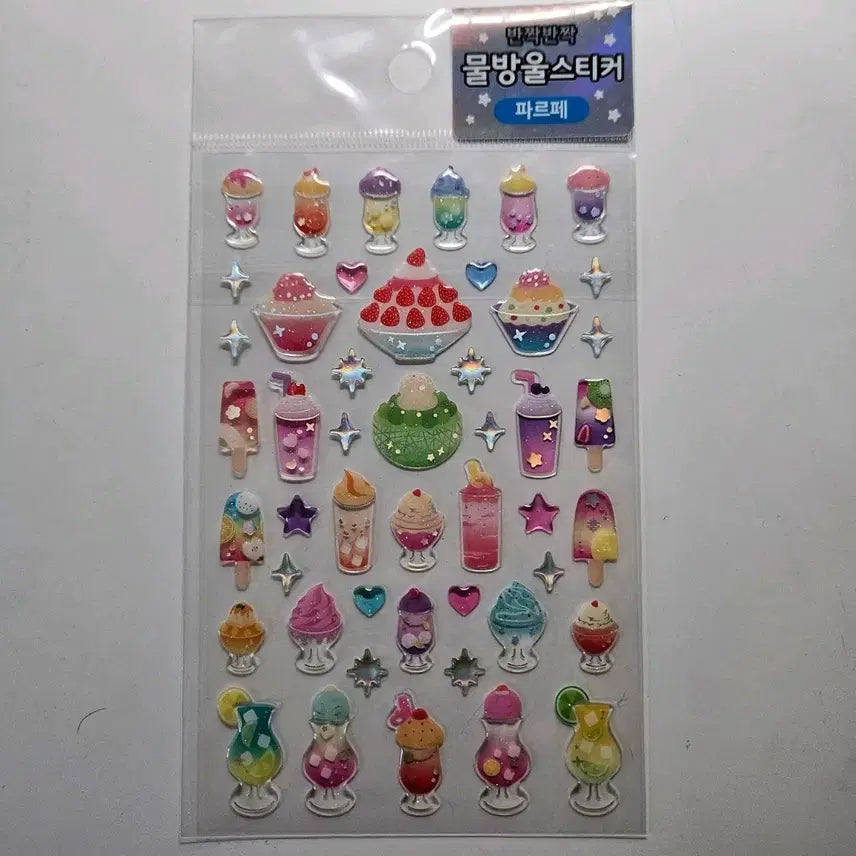 [BUNJANG] Water Drop Stickers Parfait / 다꾸 물방울 스티커 파르페