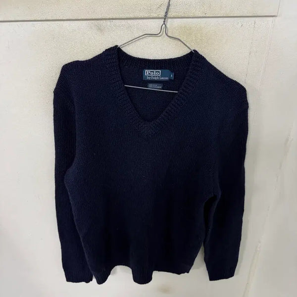 [BUNJANG] Polo Ralph Lauren Cashmere V-Neck Knit Navy / 폴로 랄프로렌 캐시미어 니트