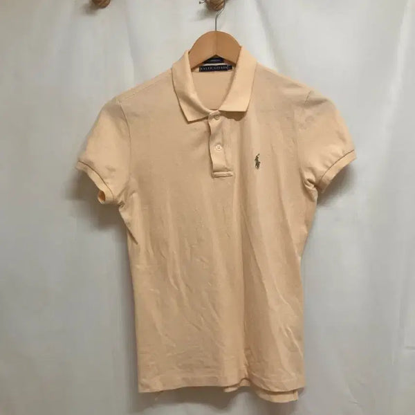 [BUNJANG] Ralph Lauren Pique Short Sleeve Polo Shirt Ivory / 랄프로렌 피케 반팔 아이보리